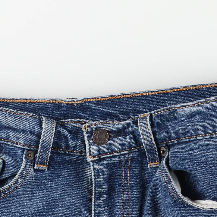 Levi's 505 tapered denim pants for men, size w36 unclear blue type Vintage Second Hand