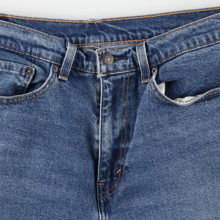 Levi's 505 tapered denim pants for men, size w36 unclear blue type Vintage Second Hand