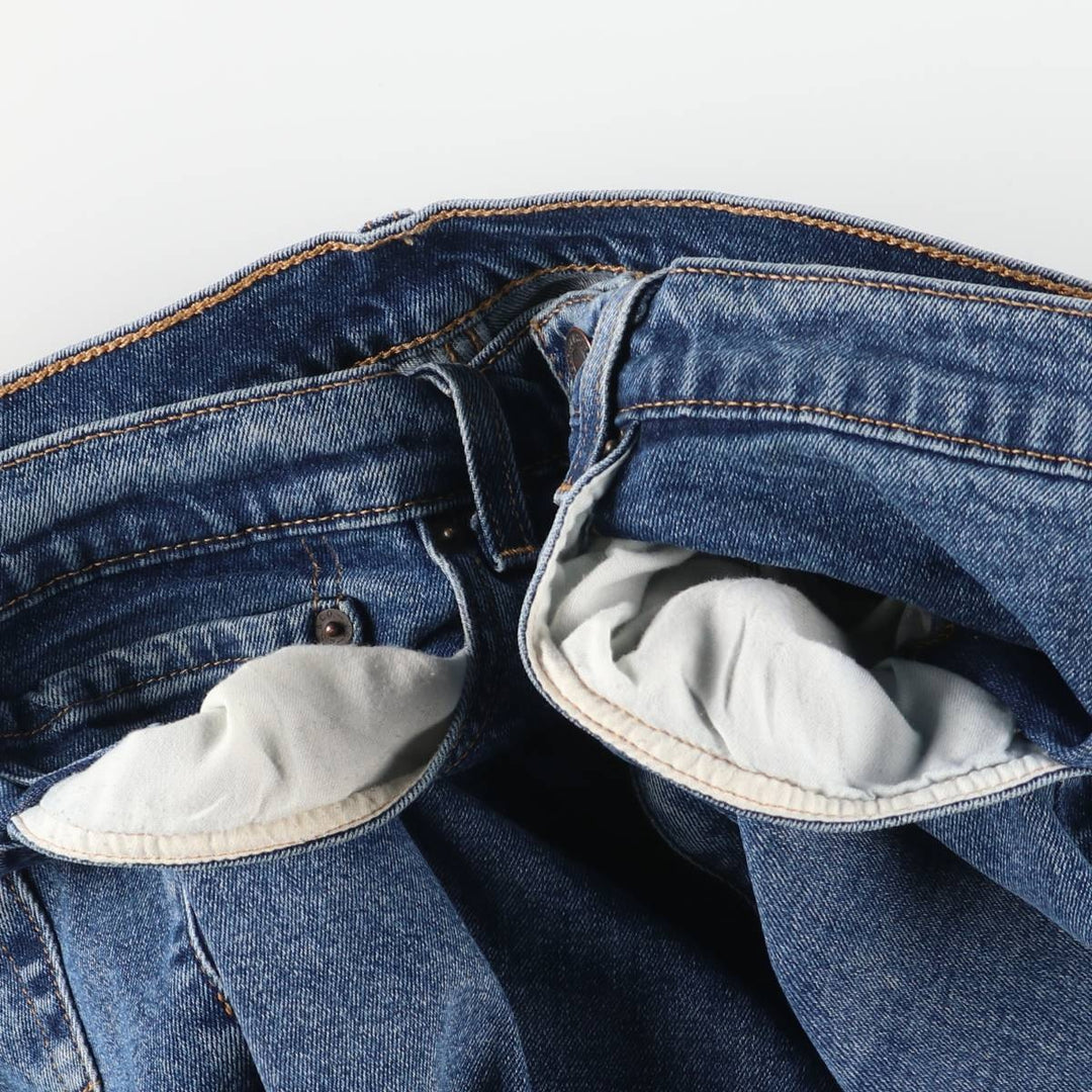 Levi's 505 tapered denim pants for men, size w36 unclear blue type Vintage Second Hand