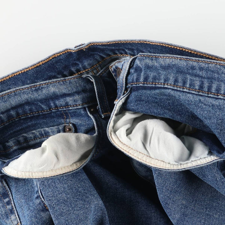 Levi's 505 tapered denim pants for men, size w36 unclear blue type Vintage Second Hand