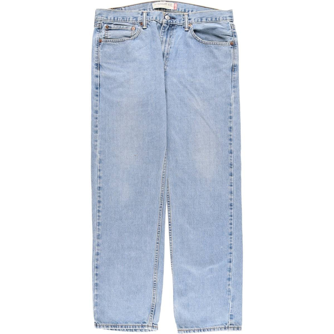 Levi's 505 STRAIGHT FIT tapered denim pants for men, size w36 unclear blue type Vintage Second Hand