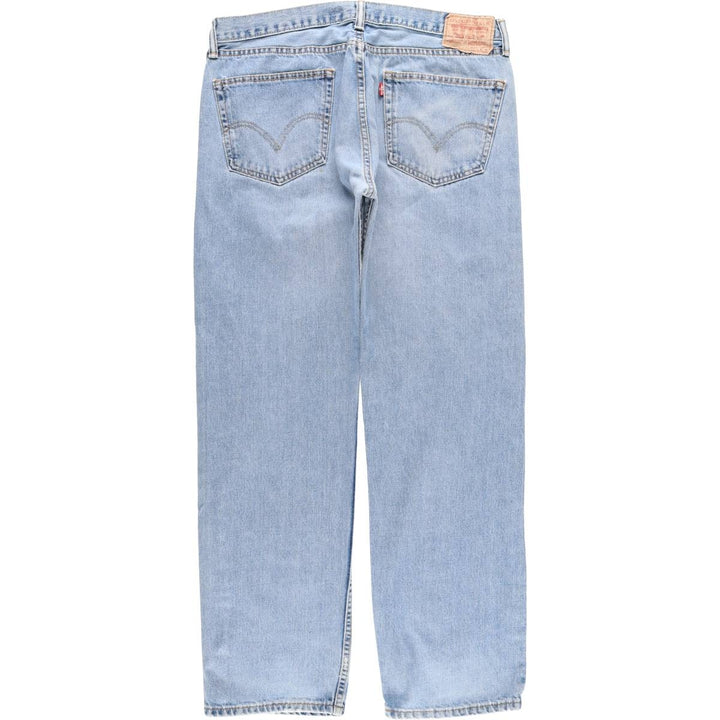 Levi's 505 STRAIGHT FIT tapered denim pants for men, size w36 unclear blue type Vintage Second Hand