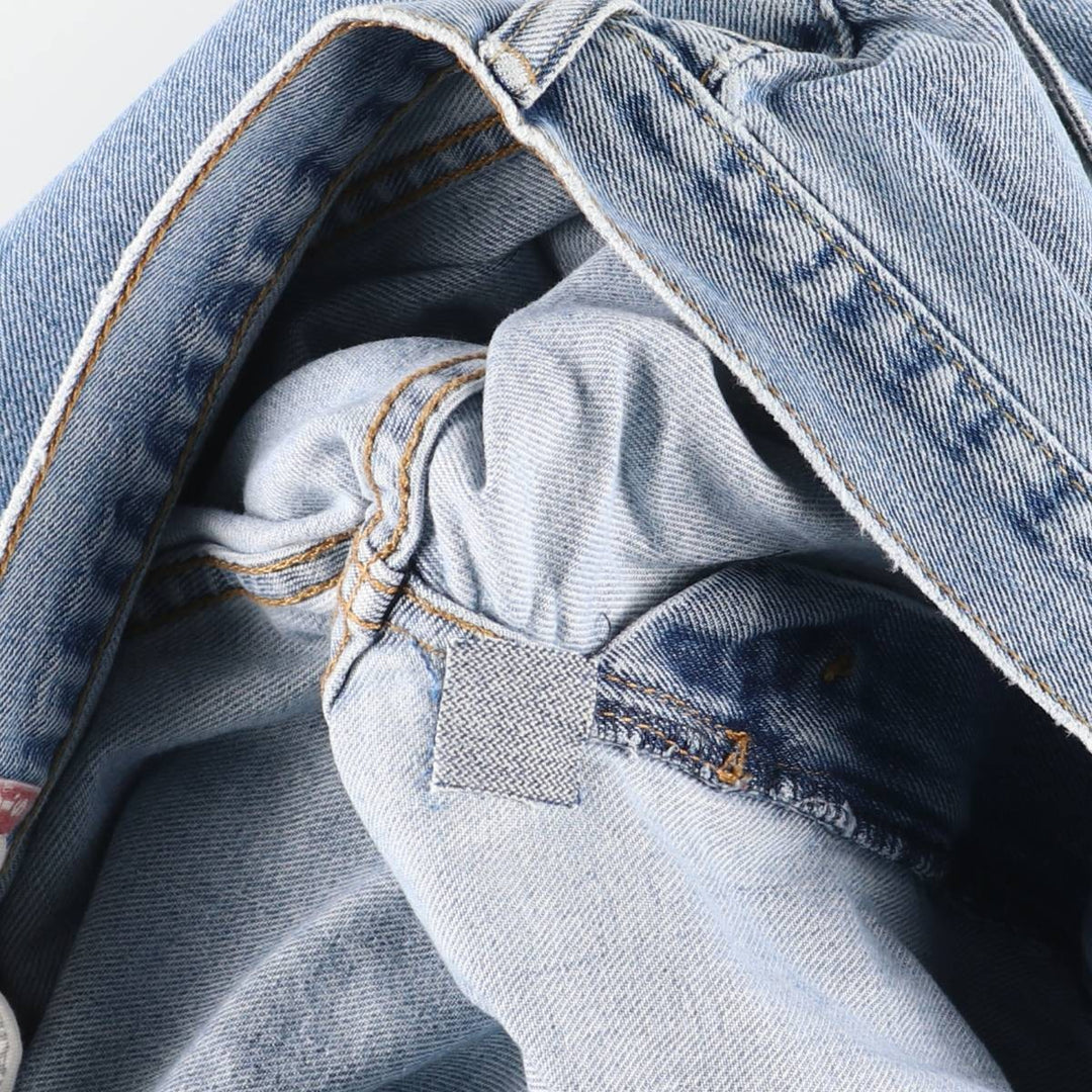 Levi's 505 STRAIGHT FIT tapered denim pants for men, size w36 unclear blue type Vintage Second Hand