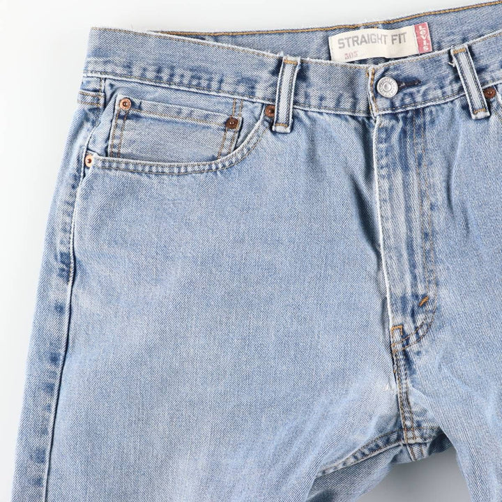 Levi's 505 STRAIGHT FIT tapered denim pants for men, size w36 unclear blue type Vintage Second Hand