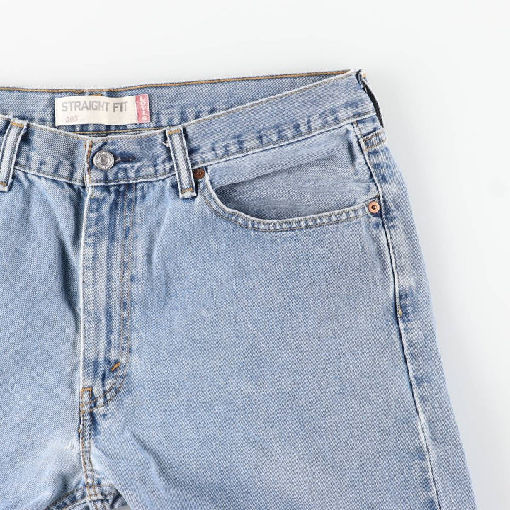 Levi's 505 STRAIGHT FIT tapered denim pants for men, size w36 unclear blue type Vintage Second Hand