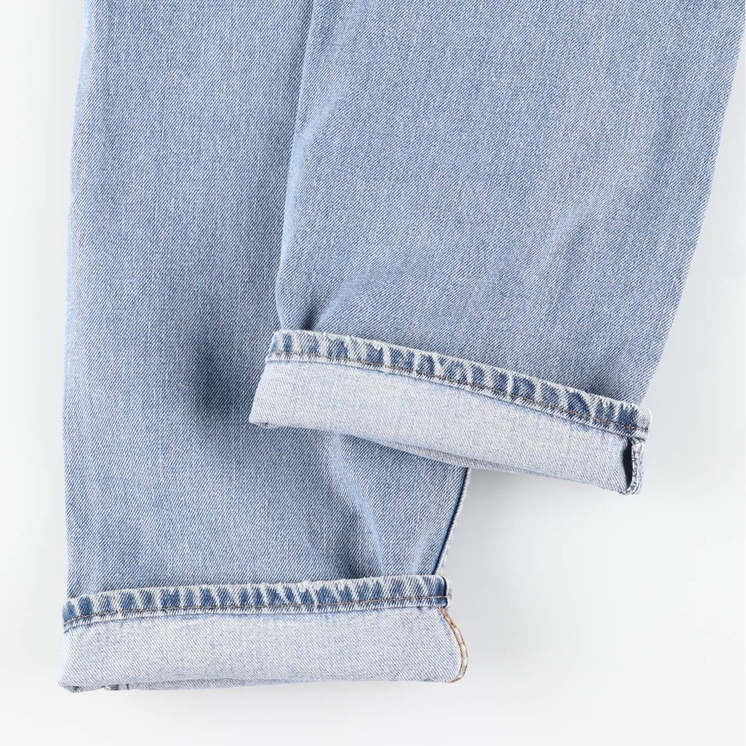 Levi's 505 STRAIGHT FIT tapered denim pants for men, size w36 unclear blue type Vintage Second Hand