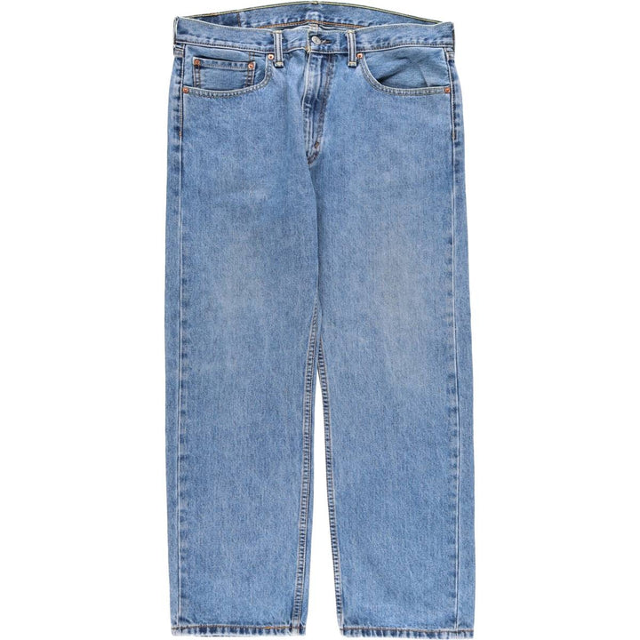 Levi's 505 tapered denim pants for men, size w36 cotton blue type Vintage Second Hand
