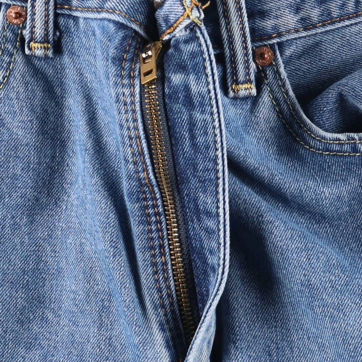 Levi's 505 tapered denim pants for men, size w36 cotton blue type Vintage Second Hand