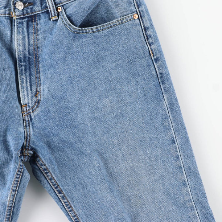 Levi's 505 tapered denim pants for men, size w36 cotton blue type Vintage Second Hand