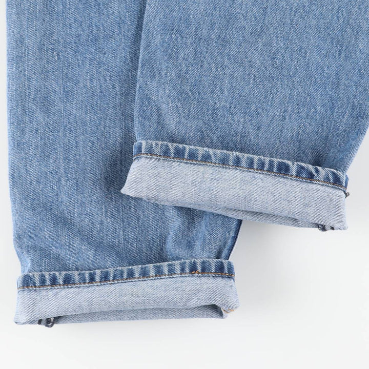 Levi's 505 tapered denim pants for men, size w36 cotton blue type Vintage Second Hand