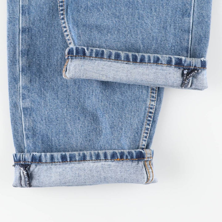 Levi's 505 tapered denim pants for men, size w36 cotton blue type Vintage Second Hand