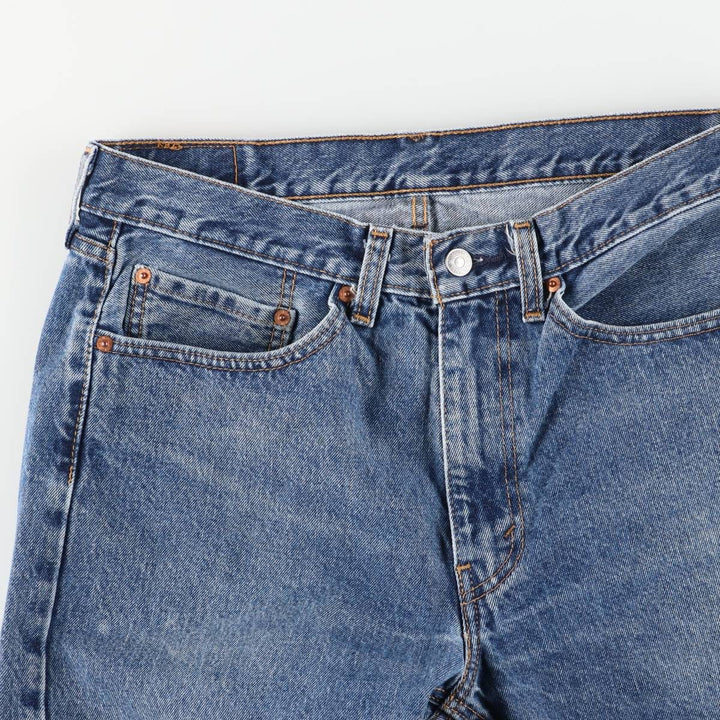 Levi's 505 tapered denim pants for men, size W34 unclear blue type Vintage Second Hand