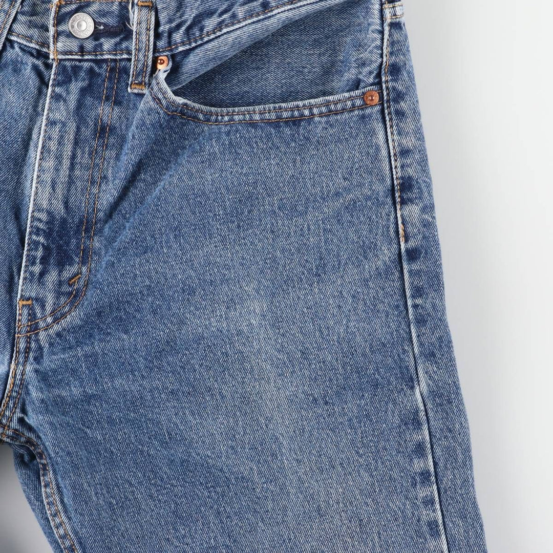 Levi's 505 tapered denim pants for men, size W34 unclear blue type Vintage Second Hand