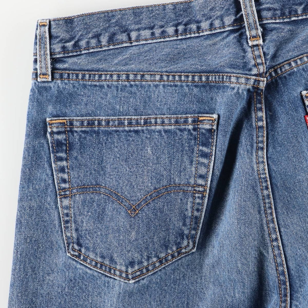 Levi's 505 tapered denim pants for men, size W34 unclear blue type Vintage Second Hand
