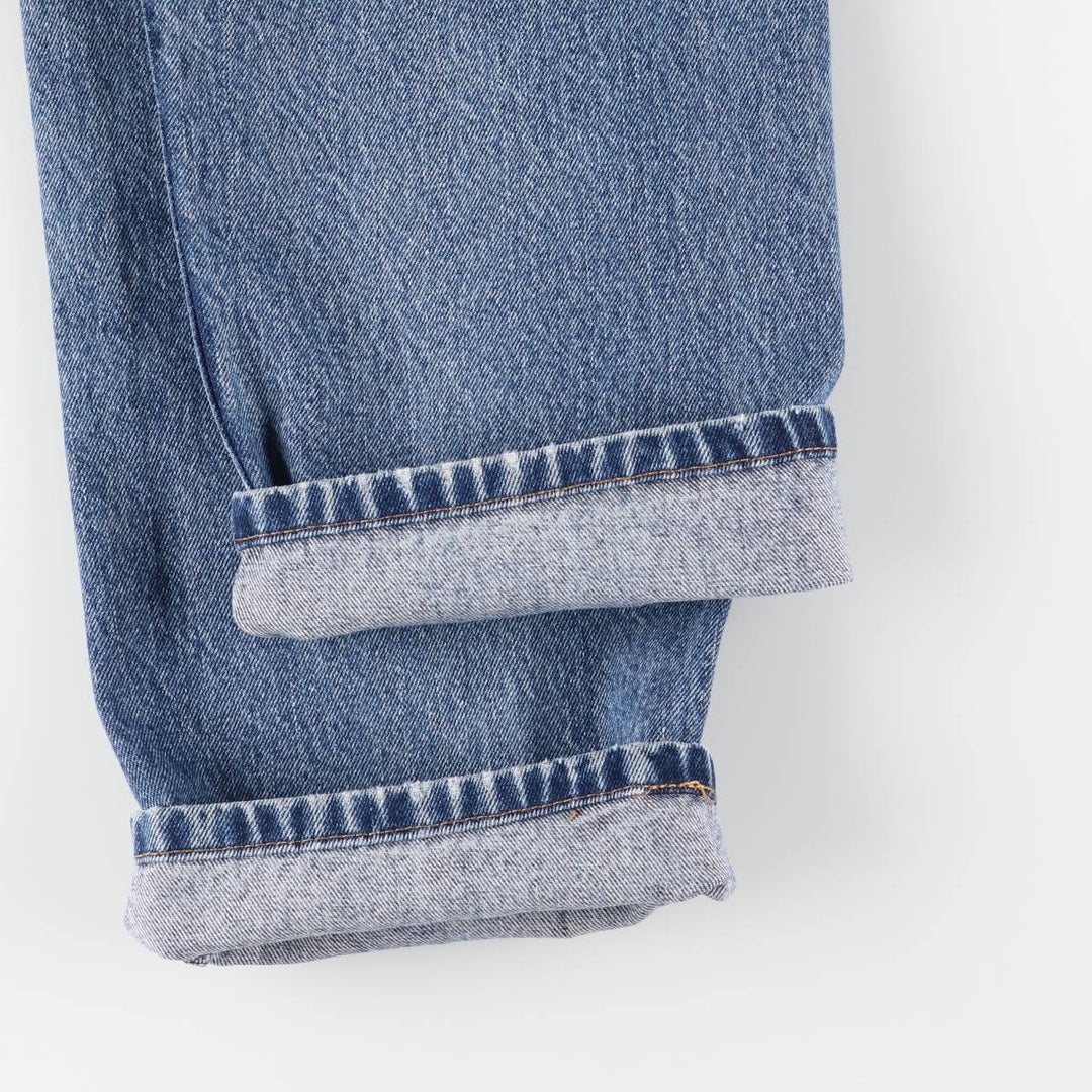 Levi's 505 tapered denim pants for men, size W34 unclear blue type Vintage Second Hand