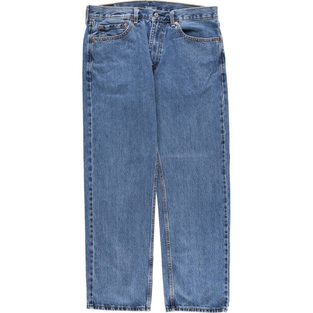 Levi's 505 tapered denim pants for men, size w36 cotton blue type Vintage Second Hand