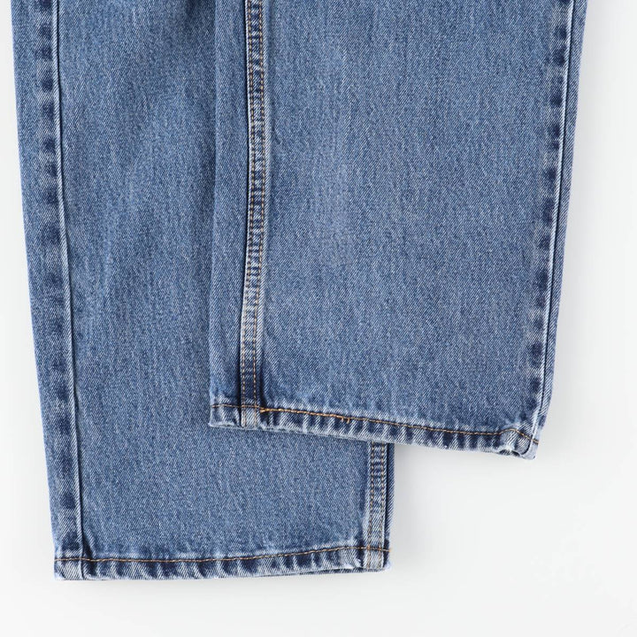 Levi's 505 tapered denim pants for men, size w36 cotton blue type Vintage Second Hand