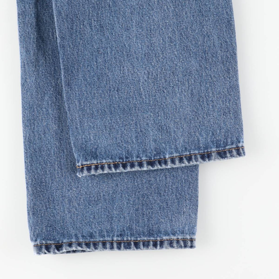Levi's 505 tapered denim pants for men, size w36 cotton blue type Vintage Second Hand