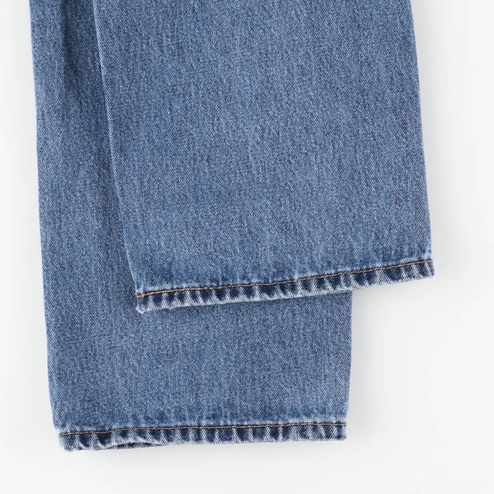 Levi's 505 tapered denim pants for men, size w36 cotton blue type Vintage Second Hand