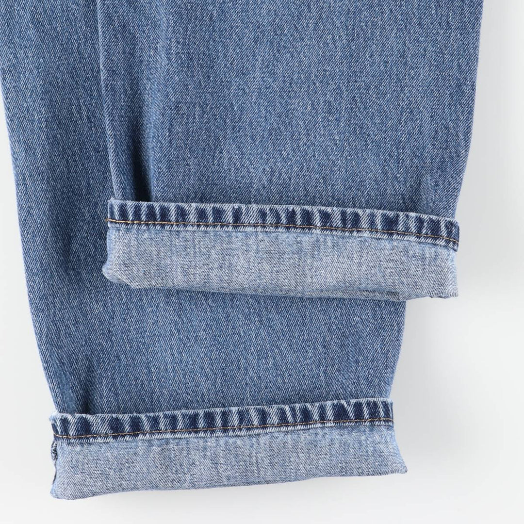 Levi's 505 tapered denim pants for men, size w36 cotton blue type Vintage Second Hand