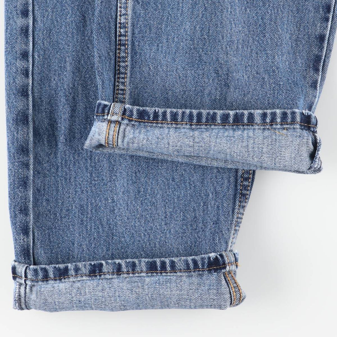 Levi's 505 tapered denim pants for men, size w36 cotton blue type Vintage Second Hand