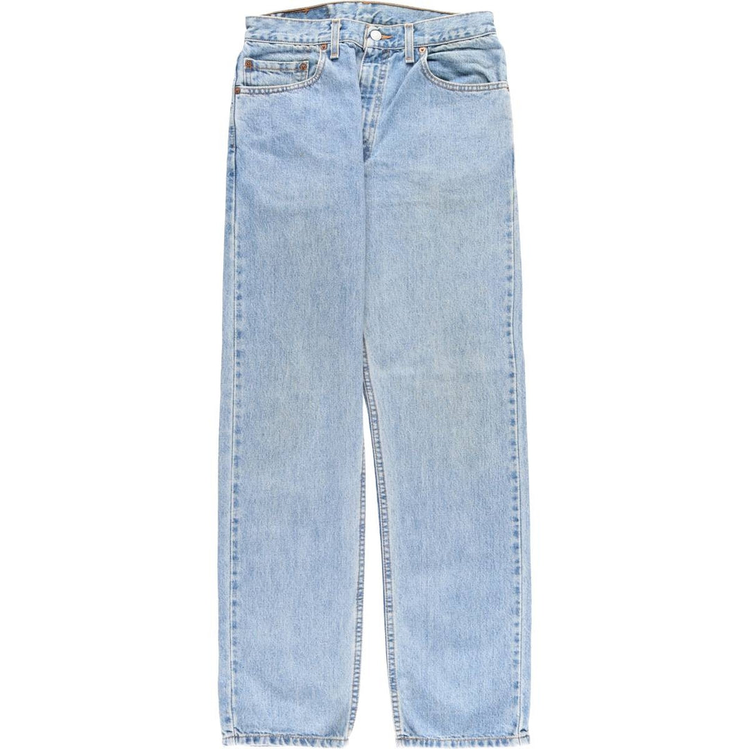 90'S Levi's 505 REGULAR FIT STRAIGHT LEG tapered denim pants for men, W31 equivalent, vintage cotton blue type Vintage Second Hand