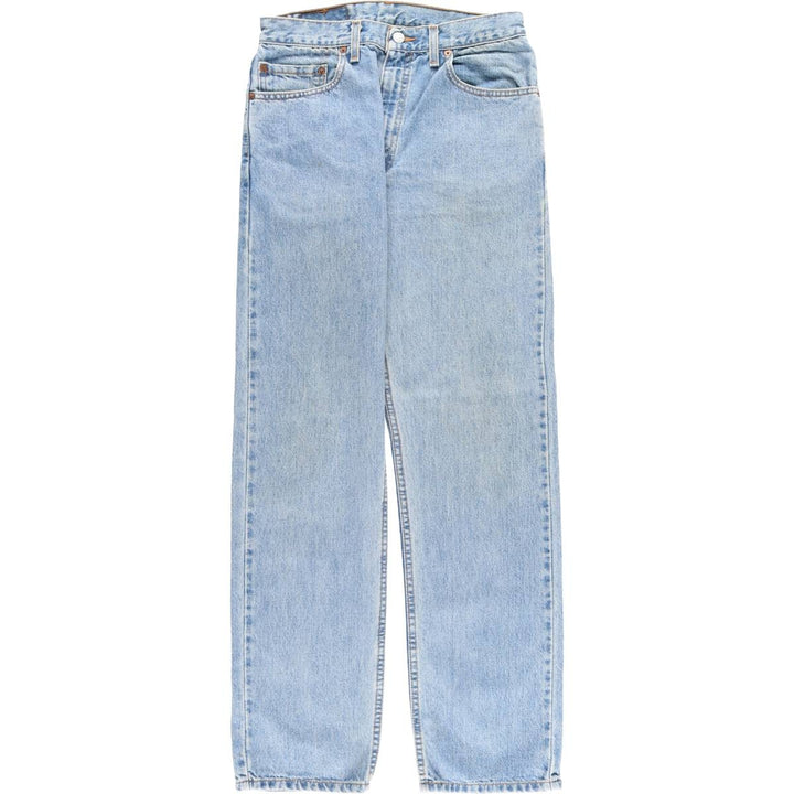 90'S Levi's 505 REGULAR FIT STRAIGHT LEG tapered denim pants for men, W31 equivalent, vintage cotton blue type Vintage Second Hand