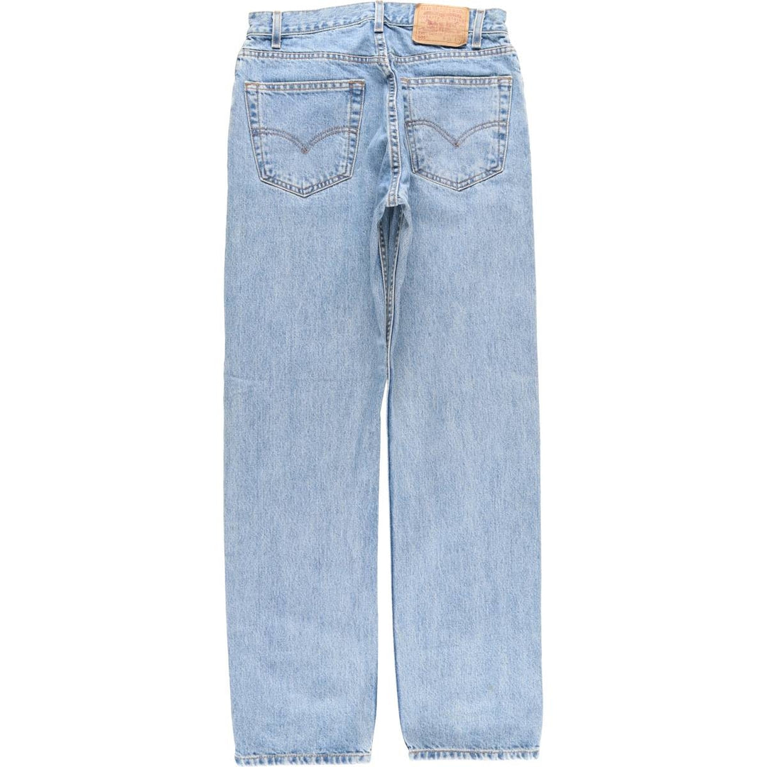 90'S Levi's 505 REGULAR FIT STRAIGHT LEG tapered denim pants for men, W31 equivalent, vintage cotton blue type Vintage Second Hand