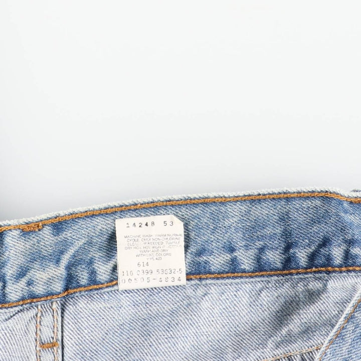 90'S Levi's 505 REGULAR FIT STRAIGHT LEG tapered denim pants for men, W31 equivalent, vintage cotton blue type Vintage Second Hand