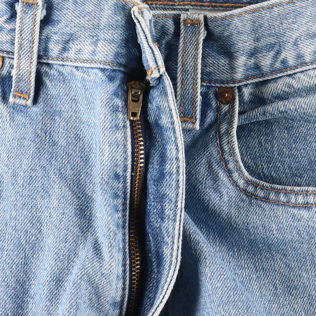 90'S Levi's 505 REGULAR FIT STRAIGHT LEG tapered denim pants for men, W31 equivalent, vintage cotton blue type Vintage Second Hand