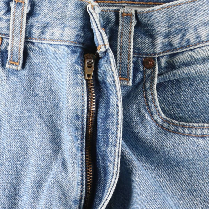 90'S Levi's 505 REGULAR FIT STRAIGHT LEG tapered denim pants for men, W31 equivalent, vintage cotton blue type Vintage Second Hand