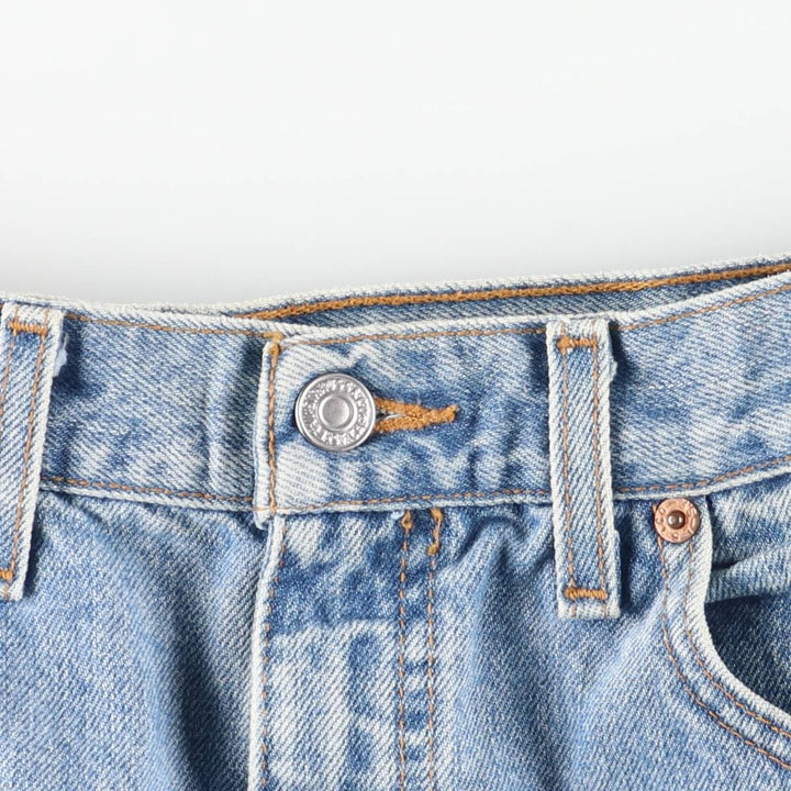 90'S Levi's 505 REGULAR FIT STRAIGHT LEG tapered denim pants for men, W31 equivalent, vintage cotton blue type Vintage Second Hand