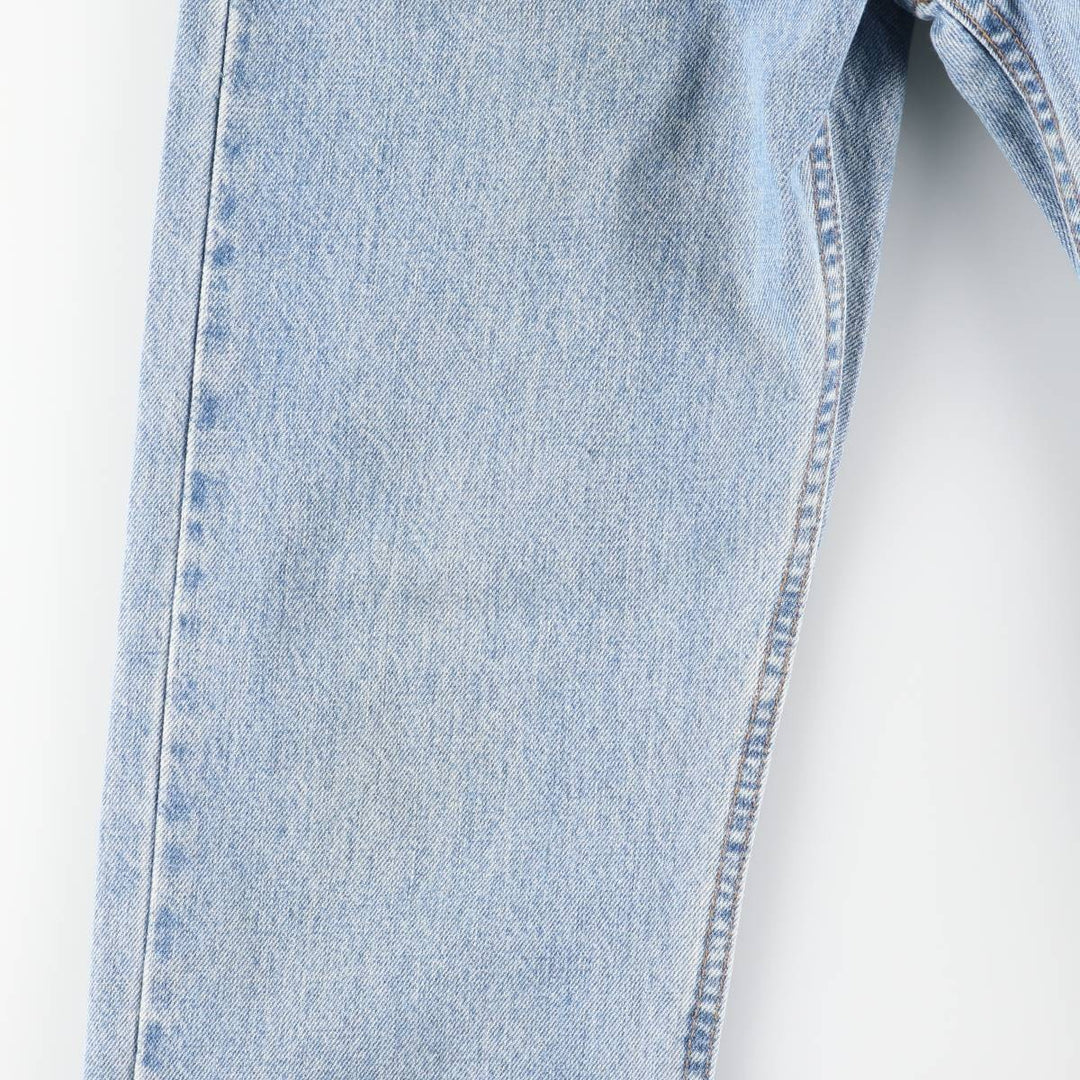 90'S Levi's 505 REGULAR FIT STRAIGHT LEG tapered denim pants for men, W31 equivalent, vintage cotton blue type Vintage Second Hand