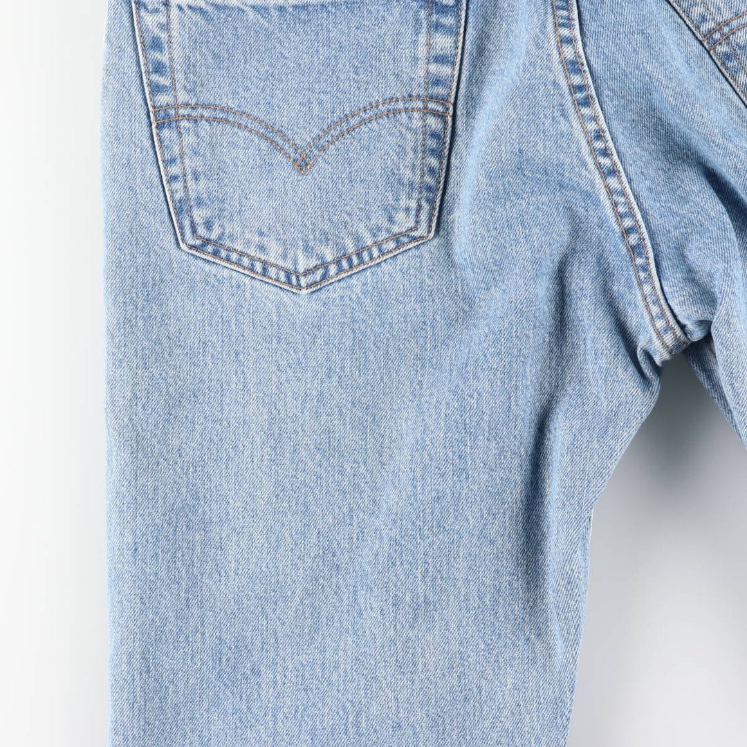 90'S Levi's 505 REGULAR FIT STRAIGHT LEG tapered denim pants for men, W31 equivalent, vintage cotton blue type Vintage Second Hand