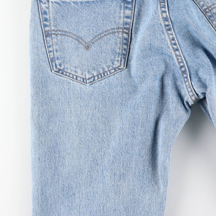 90'S Levi's 505 REGULAR FIT STRAIGHT LEG tapered denim pants for men, W31 equivalent, vintage cotton blue type Vintage Second Hand
