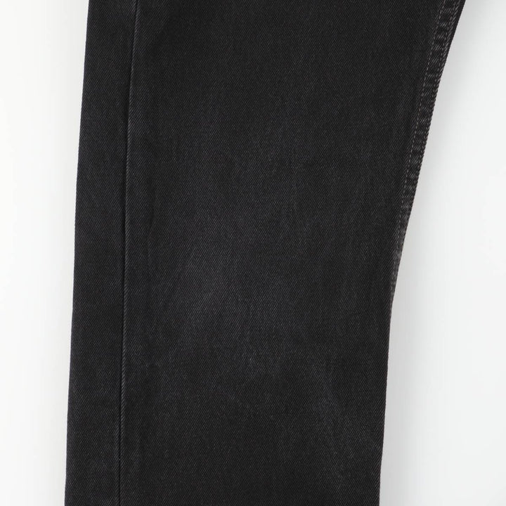 Levi's 505 Black Denim Tapered Denim Pants for Men, W32 equivalent cotton black type Vintage Second Hand