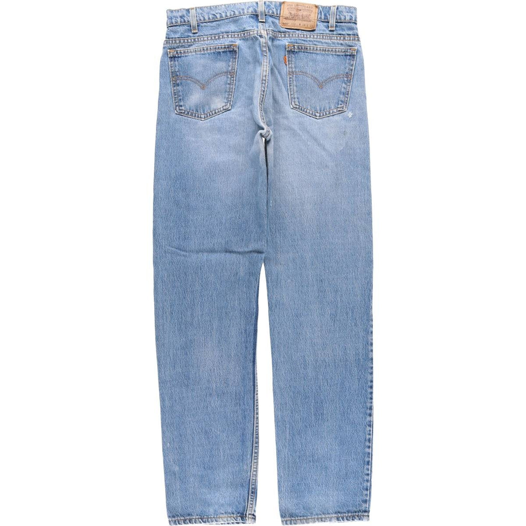 90'S Levi's 40505-0215 Orange Tab Tapered Denim Pants Made in USA Men's W34 Vintage cotton blue type Vintage Second Hand