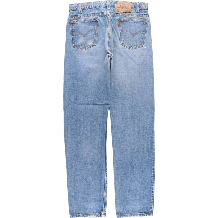 90'S Levi's 40505-0215 Orange Tab Tapered Denim Pants Made in USA Men's W34 Vintage cotton blue type Vintage Second Hand