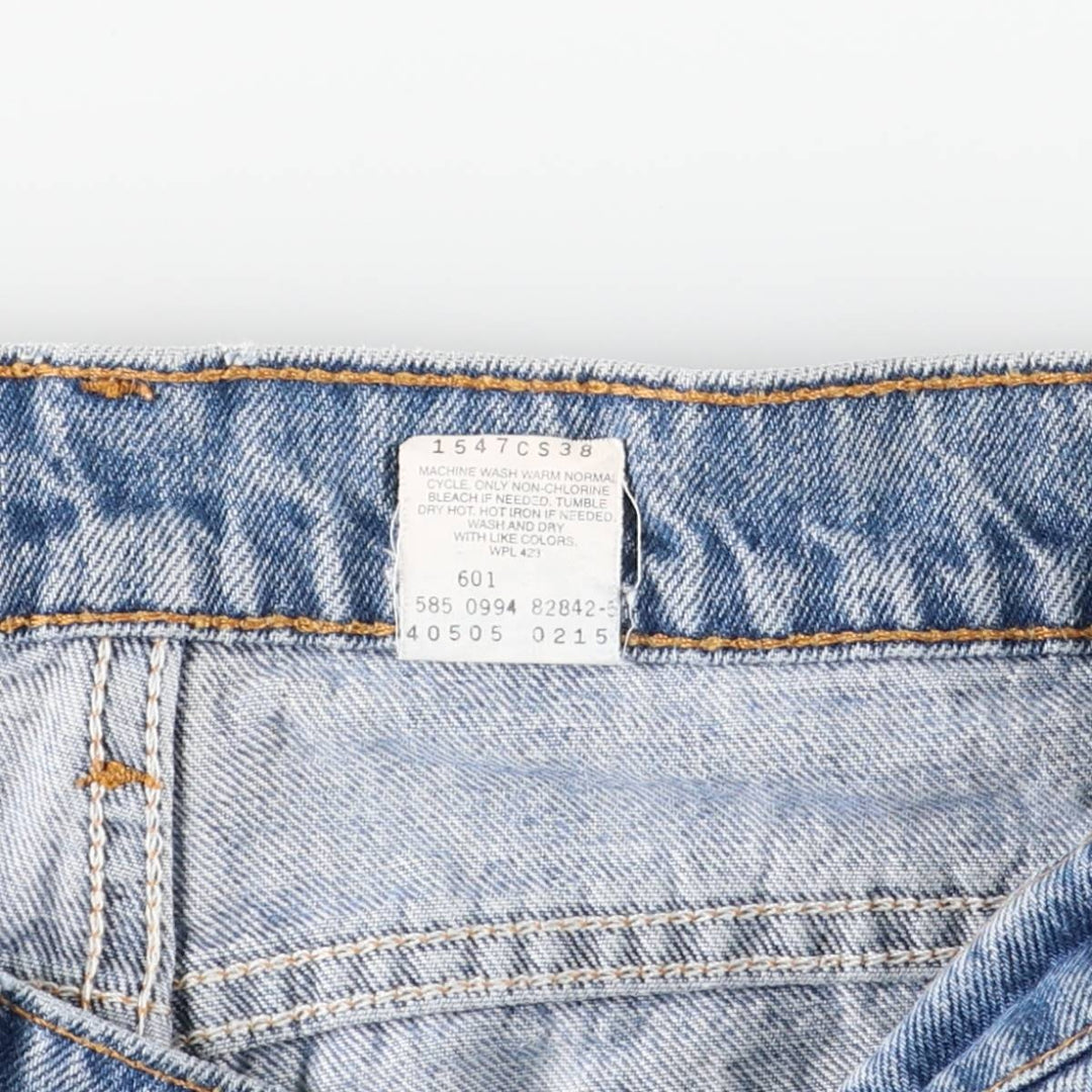 90'S Levi's 40505-0215 Orange Tab Tapered Denim Pants Made in USA Men's W34 Vintage cotton blue type Vintage Second Hand