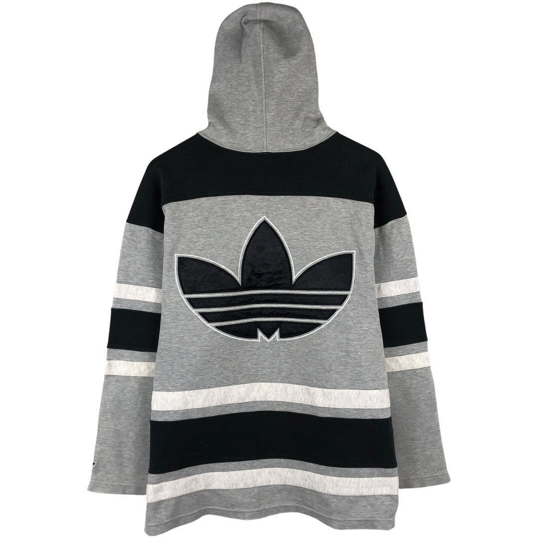 Vintage 90'S Adidas pullover sweatshirt, size XL, men's unclear gray type Vintage Second Hand
