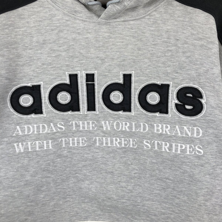 Vintage 90'S Adidas pullover sweatshirt, size XL, men's unclear gray type Vintage Second Hand