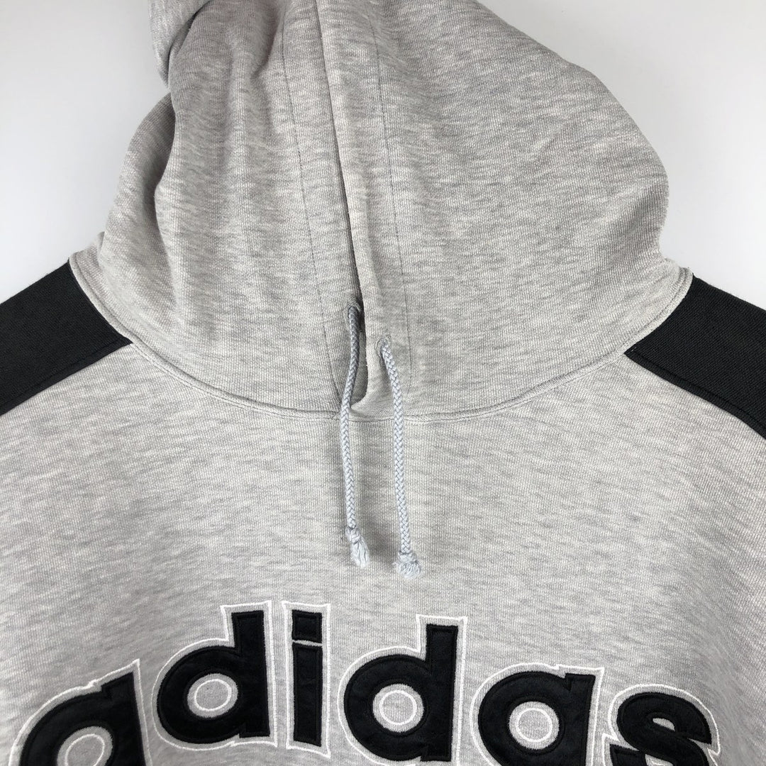 Vintage 90'S Adidas pullover sweatshirt, size XL, men's unclear gray type Vintage Second Hand