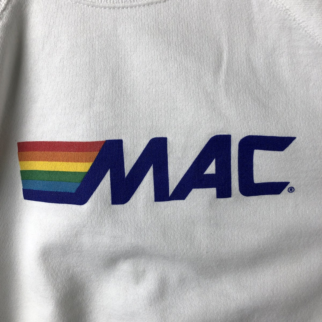 Vintage 1980'S Hanes Blue Tag Apple Advertising Sweatshirt, Made in USA, Men's XL cotton white type Vintage Second Hand