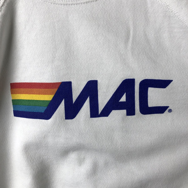 Vintage 1980'S Hanes Blue Tag Apple Advertising Sweatshirt, Made in USA, Men's XL cotton white type Vintage Second Hand