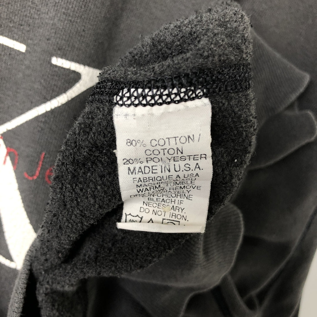 90s-00'S Calvin Klein Jeans Logo Sweatshirt, Made in USA, Men's Size Small cotton gray type Vintage Second Hand