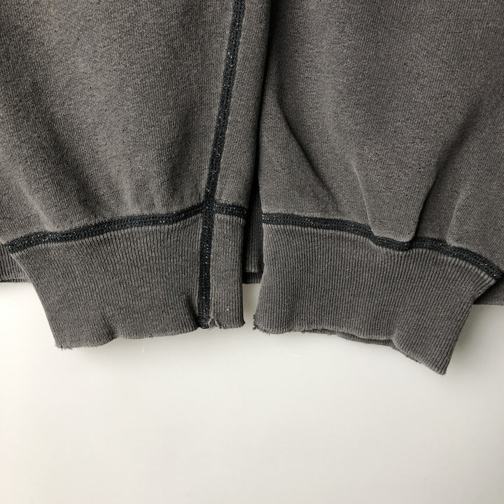 90s-00'S Calvin Klein Jeans Logo Sweatshirt, Made in USA, Men's Size Small cotton gray type Vintage Second Hand