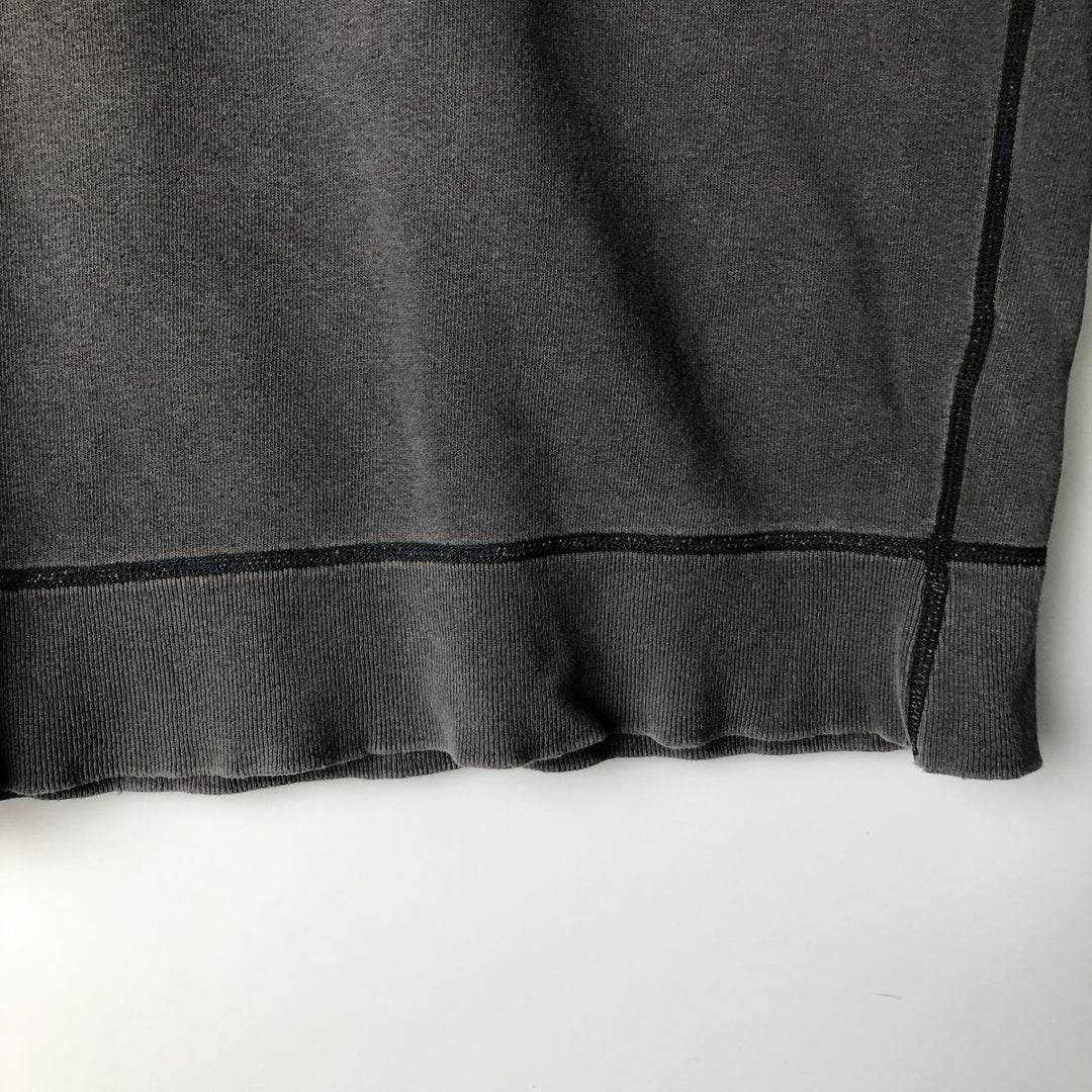 90s-00'S Calvin Klein Jeans Logo Sweatshirt, Made in USA, Men's Size Small cotton gray type Vintage Second Hand