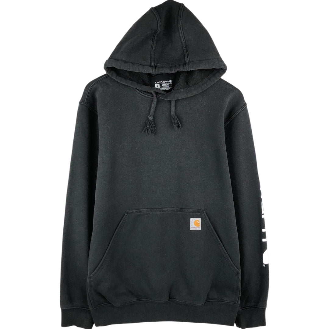 Carhartt Loose Fit Sweat Pullover Hoodie, Men's M Size cotton black type Vintage Second Hand