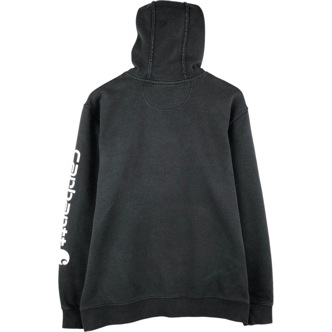 Carhartt Loose Fit Sweat Pullover Hoodie, Men's M Size cotton black type Vintage Second Hand