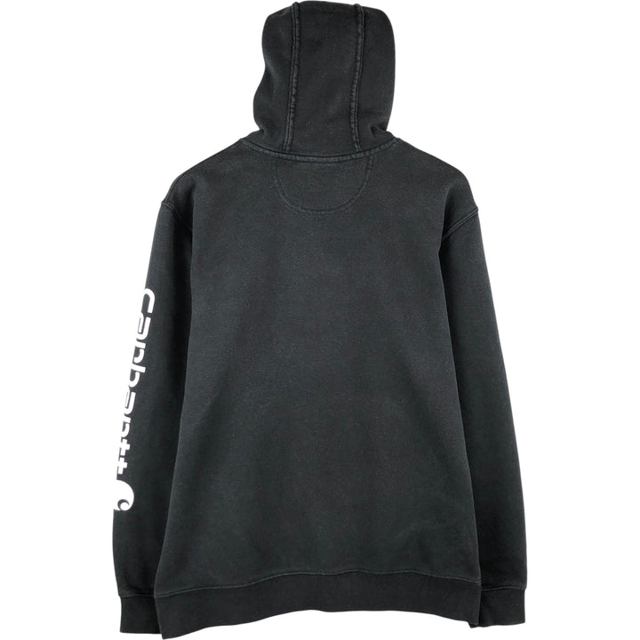 Carhartt Loose Fit Sweat Pullover Hoodie, Men's M Size cotton black type Vintage Second Hand